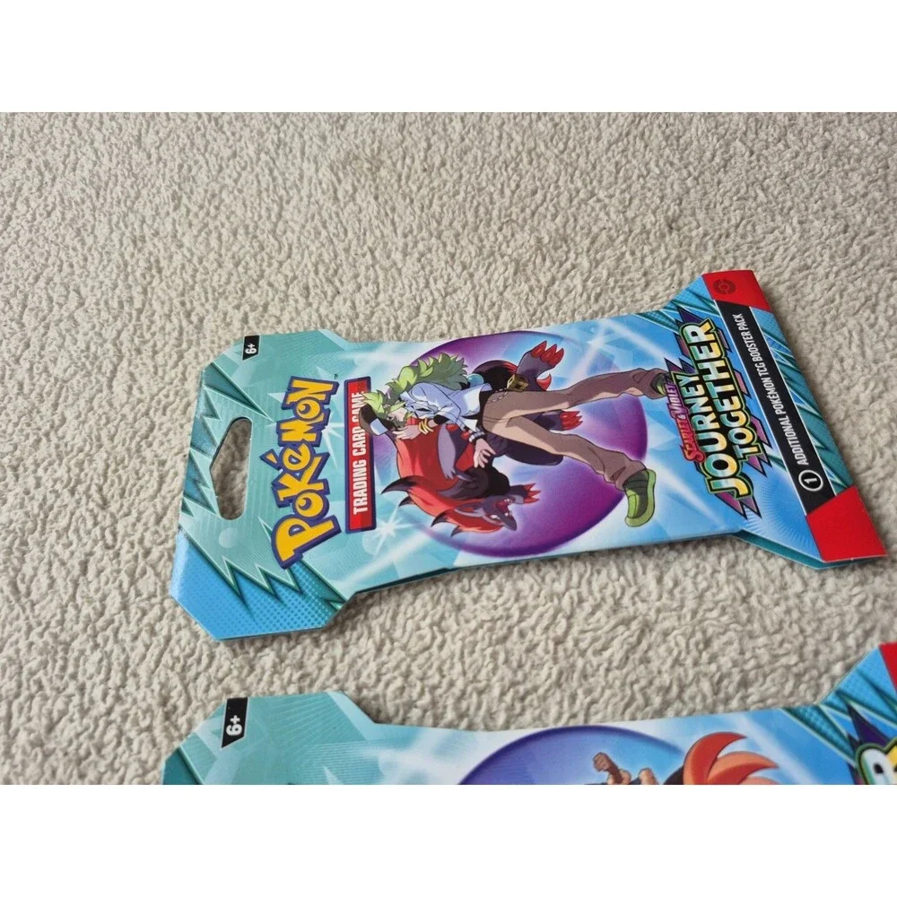 Pokemon TCG Journey Together Sleeved Booster Pack Lot of 3 NEW SEALED